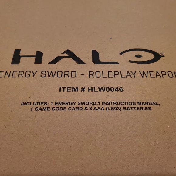 HALO ENERGY LIGHT UP ROLE PLAY WEAPON 373 INDUSTRIES XBOX JAZWARES WTC SWORD - Picture 2 of 2